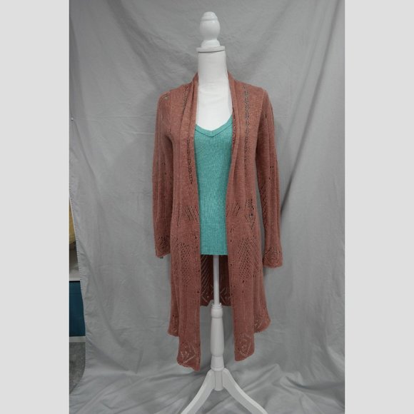 Old Navy Perfect Fit Small Heather Seafoam Green Knit Sweater - Picture 4 of 4